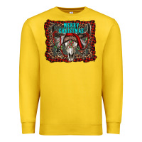 Lemon merry christmas bull skull Premium Sweatshirt - RanaPortraitStore