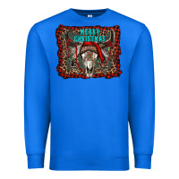 True Royal merry christmas bull skull Premium Sweatshirt - RanaPortraitStore