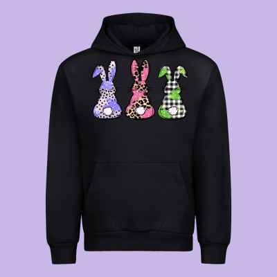 Easter Bunnies Urban Hoodie Designed By Cowgirlartshop