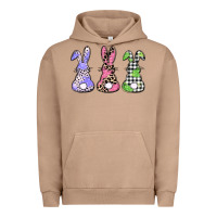 Pigment Burro Easter bunnies Urban Hoodie - CowGirlArtShop