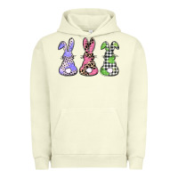 Pigment Pistachio Easter bunnies Urban Hoodie - CowGirlArtShop