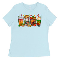 Baby Blue spanish teacher coffee cups Ladies Tee - texasbilliewilder