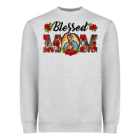 Blessed Mom Lady Of Guadalupe Heavyweight Sweatshirt | Teevron