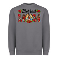 Storm blessed mom lady of guadalupe Heavyweight Sweatshirt - BarkalooDesign
