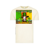 Vintage Arctic saint patricks cow and hat with sunflower and shamrock Vintage Tee - Artiststas