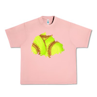 Salmon softball patch Urban Heavy Tee - AdoDesignShop