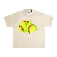 Sandshell softball patch Urban Heavy Tee - AdoDesignShop