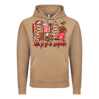 Vintage Coffee tis the season christmas tree  cake baseball Vintage Hoodie - AdoDesignShop