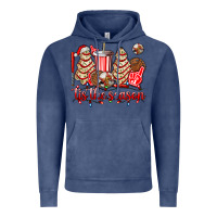 Vintage Denim tis the season christmas tree  cake baseball Vintage Hoodie - AdoDesignShop