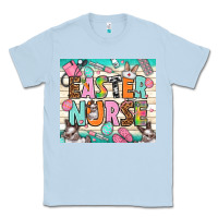 Dusty Blue easter nurse Classic Tee - NancyCooperArtShop