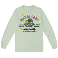 Matcha mardi gras social club Long Sleeve Tee - MaliasSmallBusiness
