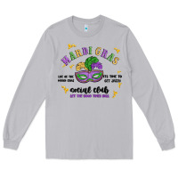 Moon Dust mardi gras social club Long Sleeve Tee - MaliasSmallBusiness