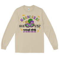 Mushroom mardi gras social club Long Sleeve Tee - MaliasSmallBusiness