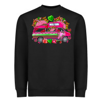 Black valentines day tacos truck Heavyweight Sweatshirt - NancyCooperArtShop
