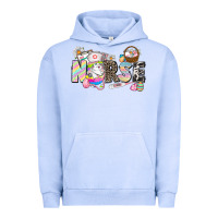 Pigment Grape Ice Easter Nurse  Easter Day Urban Hoodie - CowGirlArtShop