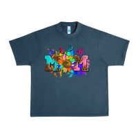Midnight Navy pride lesbian gay mom sunflower Urban Heavy Tee - AdoDesignShop