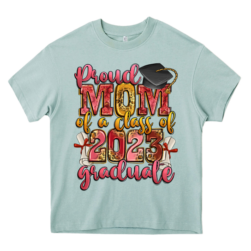 Proud Mom Of A Class Of 2023 Graduate Heavy Core Tee by Zillion Design Studio | Teevron