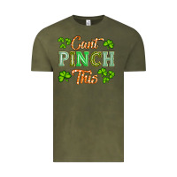 Vintage Olive saint patricks cant pınch this Vintage Tee - Artiststas