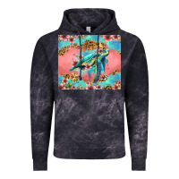 Cloud Black floral turtle Vintage Hoodie - Jasminsmagicworld