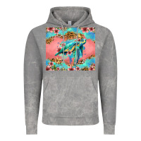 Cloud Rock floral turtle Vintage Hoodie - Jasminsmagicworld