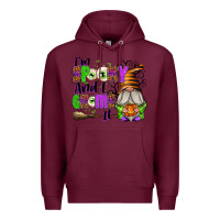 Burgundy I'm Spooky and I Gnome It Premium Hoodie - texasbilliewilder