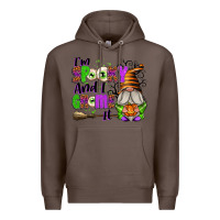 Coffee I'm Spooky and I Gnome It Premium Hoodie - texasbilliewilder