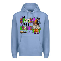 Colony Blue I'm Spooky and I Gnome It Premium Hoodie - texasbilliewilder