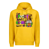 Lemon I'm Spooky and I Gnome It Premium Hoodie - texasbilliewilder