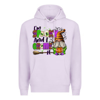Lilac I'm Spooky and I Gnome It Premium Hoodie - texasbilliewilder