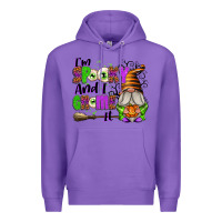 Purple I'm Spooky and I Gnome It Premium Hoodie - texasbilliewilder