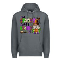 Rock I'm Spooky and I Gnome It Premium Hoodie - texasbilliewilder
