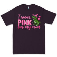 Plum I Wear Pink For My Mom Premium Tee - texasbilliewilder