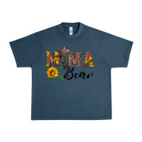 Midnight Navy pink mama bear with cute bear Urban Heavy Tee - Artiststas