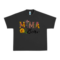 Pigment Black pink mama bear with cute bear Urban Heavy Tee - Artiststas
