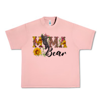 Salmon pink mama bear with cute bear Urban Heavy Tee - Artiststas