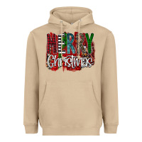 Mushroom Merry Christmas Buffalo Plaid Leopard Heavyweight Hoodie - Bettercallsaul