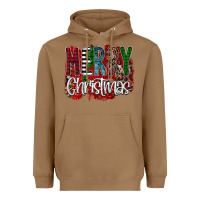 Toasted Coconut Merry Christmas Buffalo Plaid Leopard Heavyweight Hoodie - Bettercallsaul