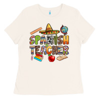 Bone spanish teacher Ladies Tee - texasbilliewilder
