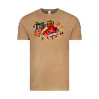 Vintage Camel cowgirl hat with gifts and cookies Vintage Tee - AdoDesignShop