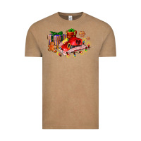 Vintage Coffee cowgirl hat with gifts and cookies Vintage Tee - AdoDesignShop