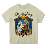 Mossy oh holy night holy family Heavy Core Tee - RanaPortraitStore