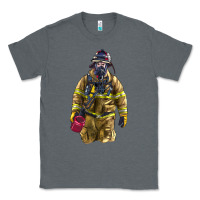 Charcoal Heather Firefighter Classic Tee - LillyAllenDesigns