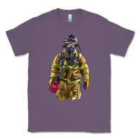 Lavender Firefighter Classic Tee - LillyAllenDesigns