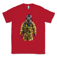 Red Firefighter Classic Tee - LillyAllenDesigns