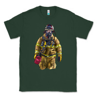 Sports Green Firefighter Classic Tee - LillyAllenDesigns