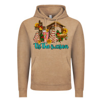 Vintage Coffee tis the seasin with christmas cake abd jesus Vintage Hoodie - AdoDesignShop