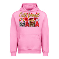 Fuchsia Pink One loved mama valentines day Urban Hoodie - HowdyJamesFarm