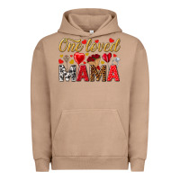 Pigment Burro One loved mama valentines day Urban Hoodie - HowdyJamesFarm