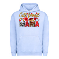 Pigment Grape Ice One loved mama valentines day Urban Hoodie - HowdyJamesFarm