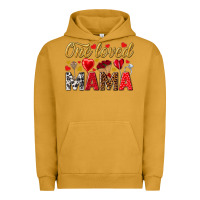 Pigment Peanut Butter One loved mama valentines day Urban Hoodie - HowdyJamesFarm